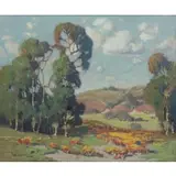 Paul Lauritz, Landscape, Oil on Canvas