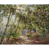 Constantin Westchiloff, Capri, Oil on Canvas