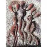 Frederic Karoly, 7-47, Mixed Media on Paper