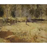 Rubery Bennet, Morning Sun, Oil on Board