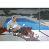Mimi Korach Lesser, Friday, 6:30 pm, Oil on Canvas