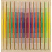 Anne Youkelis, Cascade II, 3-D Serigraph