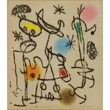 Joan Miró, Paroles Peintes III, Etching and Aquatint "Paroles Peintes III"