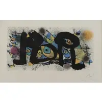 Sculptures by Joan Miró, Lithograph "Sculptures", sold Jun 2017