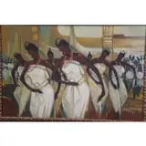 Sina Yussuff, Dancing For Peace, Oil on Canvas