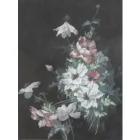 Flowers,1865 by Anna Eliza Hardy, Gouache on Paper, sold May 2017