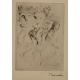 Le Chapeau ?pingl? by Pierre-Auguste Renoir, Etching "Le Chapeau ?pingl?", sold May 2017