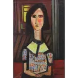 Nahum Tschacbasov, Portrait of a Woman, 1934, Oil on Canvas