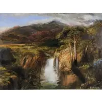Robert Hamblen, In the Andes, Oil on Masonite