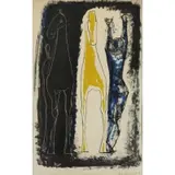 Juggler with Two Horses by Marino Marini, Lithograph, sold May 2017
