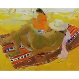 Bernard Taurelle, Nude on the Beach, Oil on Canvas