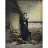 Vincent Chevilliard, A Rare Find, Watercolor