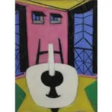Norman Jenkins, Interior Still Life with Candle, Oil on Canvas