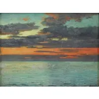 Untitled by Frederick Judd Waugh, Oil on Board, sold Apr 2017