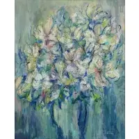 Trudy Order, Still Life, Flowers in a Vase, Oil on Canvas