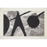 Alexander Calder, Untitled, Gouache on Postcard