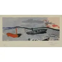 George Braque, Bord de Mer, 1960, Lithograph