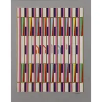 Yakov Agam, Twelve Tribes of Israel, Color Silkscreen