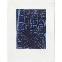 Untitled Abstract by Max Ernst, Color Lithograph, sold Apr 2017