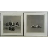 Akira Arita, Untitled, Two 1977 Pencil Drawings