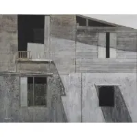 Lino. Untitled Severino, Lino Severino, Jr, Oil on Canvas Laid on Board, 1976