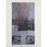 Robert. "Tanya?s Veil Rauschenberg, Untitled, " Color offset lithograph