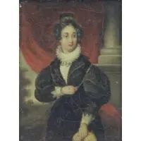 George Jamesone, Elizabeth Tudor, Oil on Canvas
