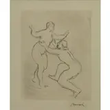 Le Fleuve Scamandre by Pierre-Auguste Renoir, Etching "Le Fleuve Scamandre", sold Mar 2017