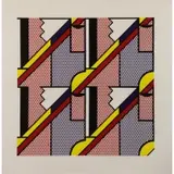 Roy Lichtenstein, Modern Print, 1971, lithograph and screenprint on paper