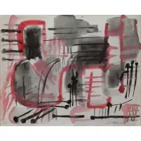 Untitled Abstract Composition by Rolph Scarlett, Watercolor on Paper, sold Mar 2017