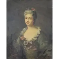 François-Hubert Drouais, Mademoiselle de Soubise, Oil on Canvas
