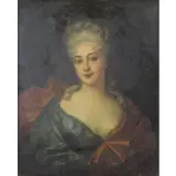 Jean-Baptiste Santerre, Comtesse de Flavacourt, Oil on Canvas Portrait of "Comtesse de Flavacourt"