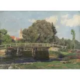 Franz Gruber-Gleichenberg, F. Gruber 1921, Oil on Canvas