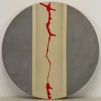 Rick Librizzi, Saint Jacques Ear, 1971, Oil on Canvas "Saint Jacques Ear" 1971