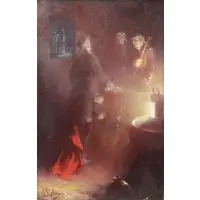 Howard Pyle, H. Pyle, Oil on Board