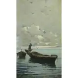 Andrea Coffa, Italian Fisherman, Oil on Canvas