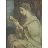 Pontormo, Woman Reading a Book, Pastel on Paper
