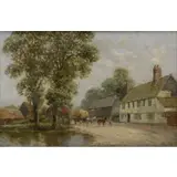 John Bonny, Country Path, Oil on Canvas