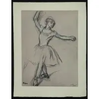 Edgar Degas, Danse Dessin, Copper Engraving From "Danse Dessin"