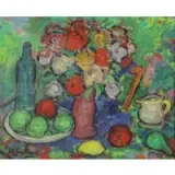 Nathan Gutman, Still Life, Oil on Canvas