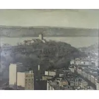 View of the Bronx, New York, 1969 by Louise Fabricant, Oil on Canvas, sold Feb 2017