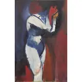Fernando Farulli, Standing Nude, Oil on Canvas