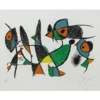 Lithographs II by Joan Miró, sold Feb 2017