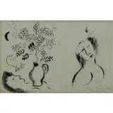Marc Chagall, Litho Pour Un Catalogue, 1959, Lithograph "Litho Pour Un Catalogue" 1959
