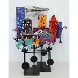 Frederick Prescott, Wall Street, 1987, 1987 Kinetic Sculpture