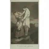Francisco De Goya, A Caza De Dientes, Etching & Aquatint "A Caza De Dientes"