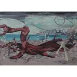 John Skolle, The Monster, c.1948, Oil on Masonite "The Monster" c.1948 Signed and titled verso