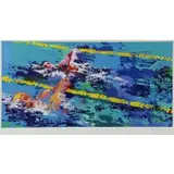 Olympic Swimmers by LeRoy Neiman, Color Screenprint "Olympic Swimmers", sold Jan 2017