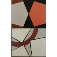 Howard Kuh, Pentesque II, Two Abstract Oils on Canvas
