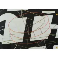 Stone Ridge 4 by Al Held, 1983, Color Etching & Aquatint "Stone Ridge 4" 1983, sold Jan 2017